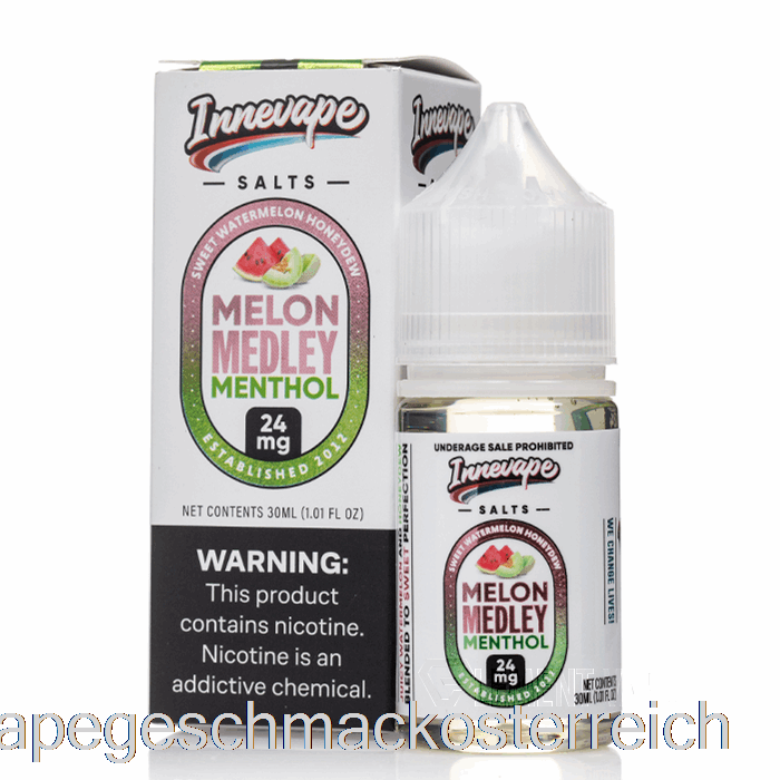 Melonen-Medley-Menthol-Salze – Innevape E-Liquids – 30 Ml, 24 Mg Vape-Geschmack